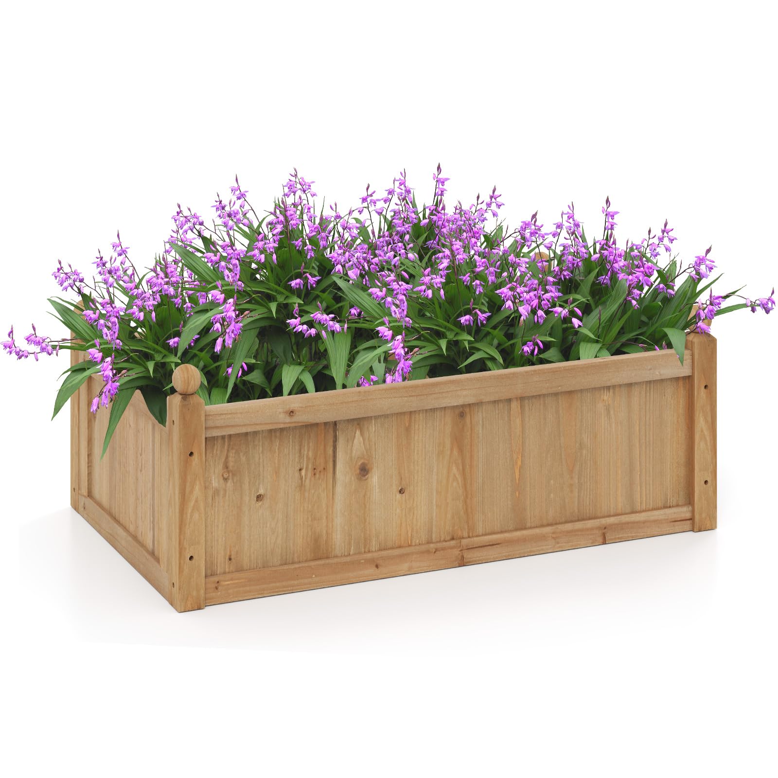 Amazon.com: HAPPYGRILL Wood Raised Garden Bed, 46” x 24” x 16