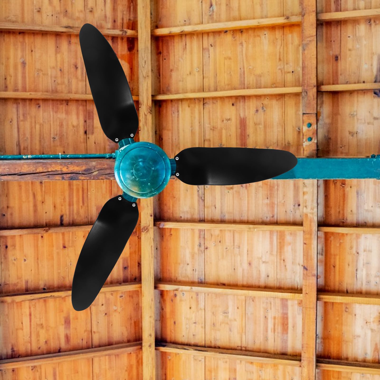 Kisangel 3 Piezas Aspas de Repuesto de Plástico para Ventilador de Techo Diseño Clásico, Resistentes al Desgaste y Compatibles para Uso en Hogar y Oficina