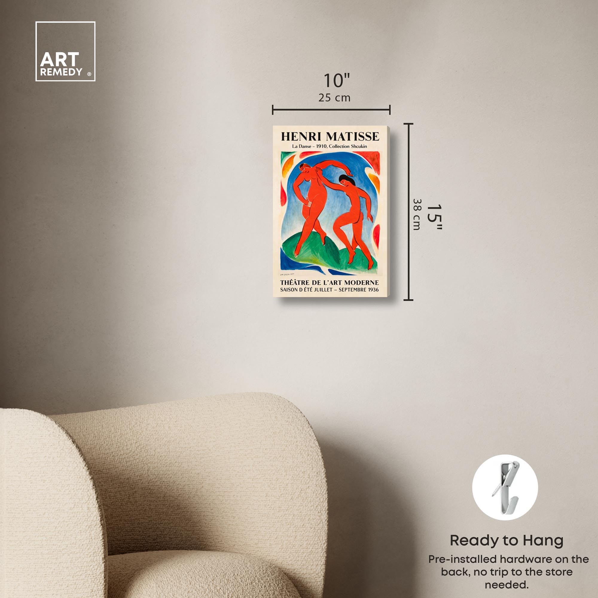Art Remedy Dance by Henri Matisse Leinwand-Kunst-Sammler-Poster, Galerieverpackung, 25,4 x 38,1 cm