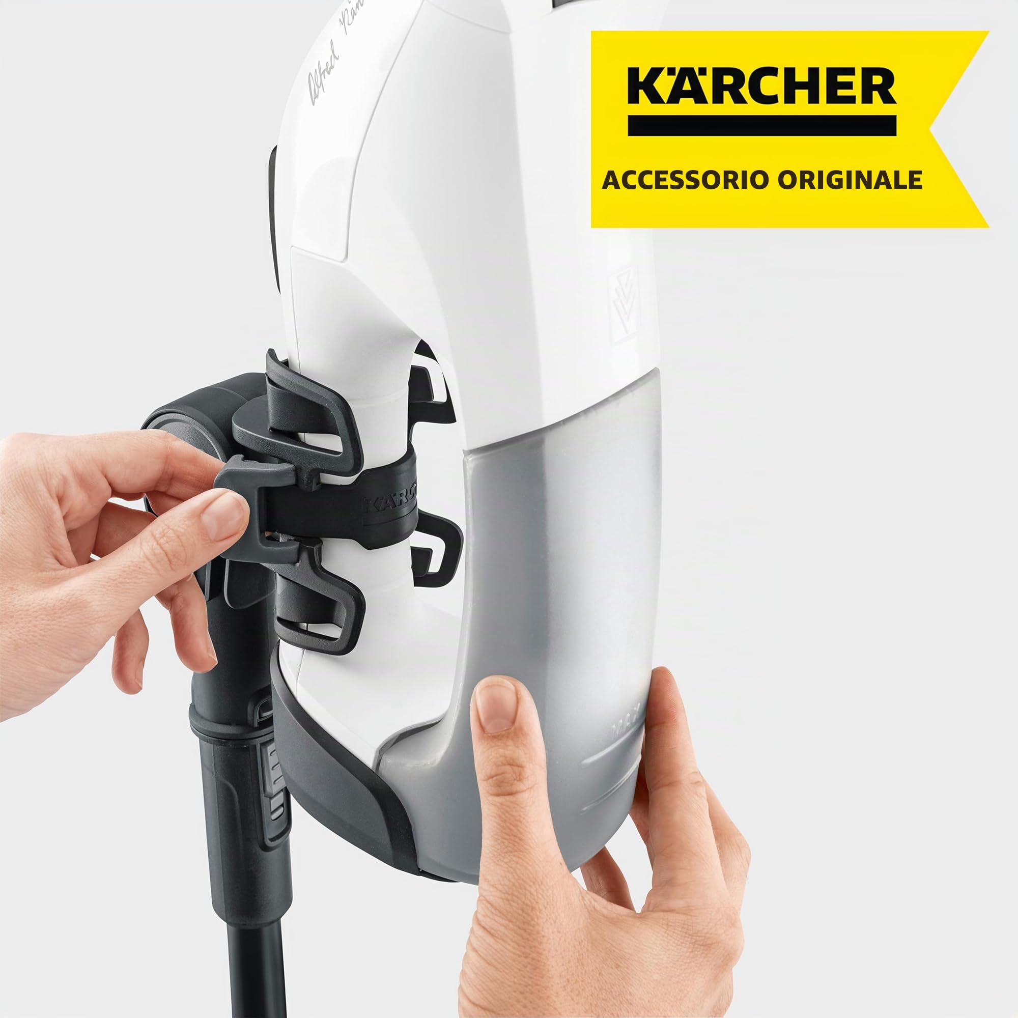 KÄRCHER Set di prolunghe per lavavetri (per tutti i modelli WV e KV4) estensibile da 0,6 a 1,5 metri, set con 2 aste telescopiche, per raggiungere senza fatica le superfici delle finestre più alte