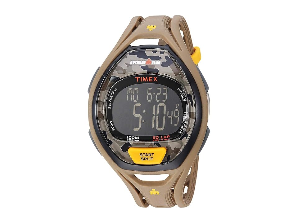 

Timex Ironman Sleek 50 Lap (Yellow/Grey Camo) Watches