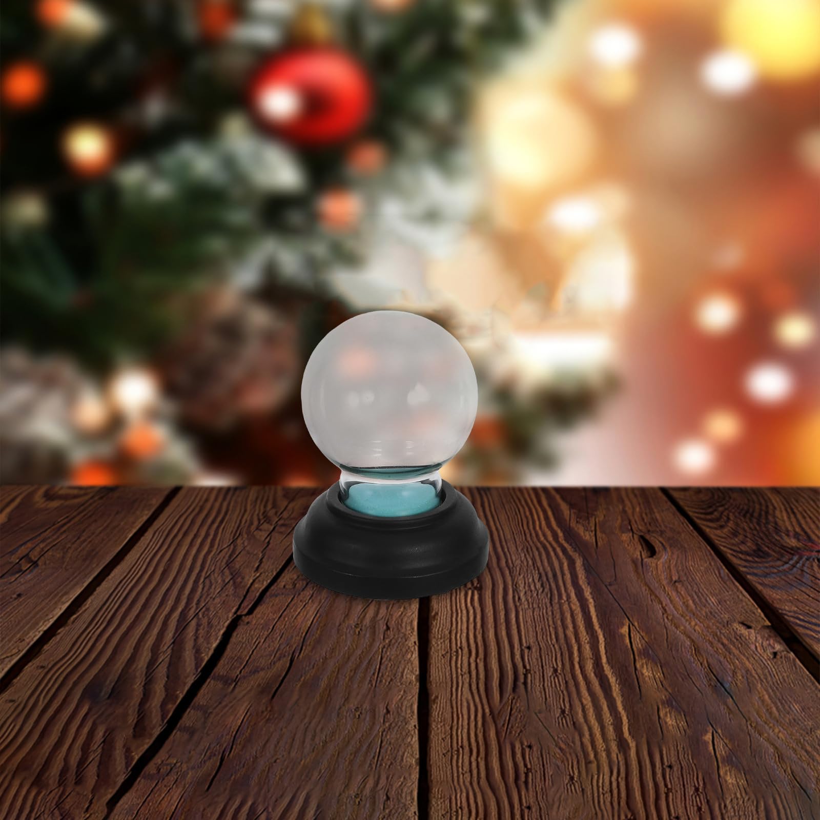 TOYANDONA 5 Piezas Cúpula de Bola de Nieve Navideña de Vidrio 3 Pulgadas | Tapa de Rosca, Diseño Reutilizable y Fácil de Limpiar, para Manualidades DIY y Decoración de Navidad