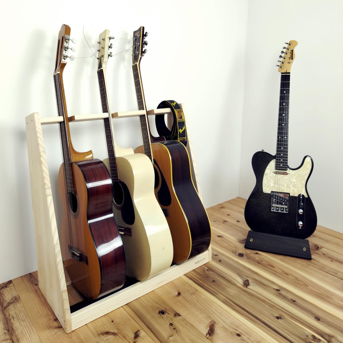 Lumber LF3VS アコースティックギター スタンド、カバー付 楽天市場】月間優良ショップ連続受賞 WOODWORKS ギタースタンド 3本掛