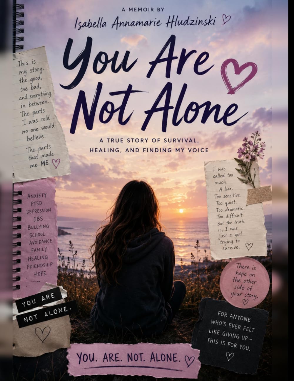 YOU ARE NOT ALONE: A Brutally Honest Teen Memoir About Mental Health, Family Chaos, and Growing Up When Life Doesn’t Make Sense