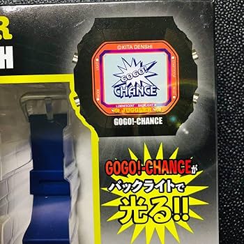Amazon.co.jp: ジャグラー GOGO 光る デジタルウォッチ ネイビー