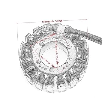 Amazon | オートバイ発電機磁気ステータコイル Kawasaki Ninja
