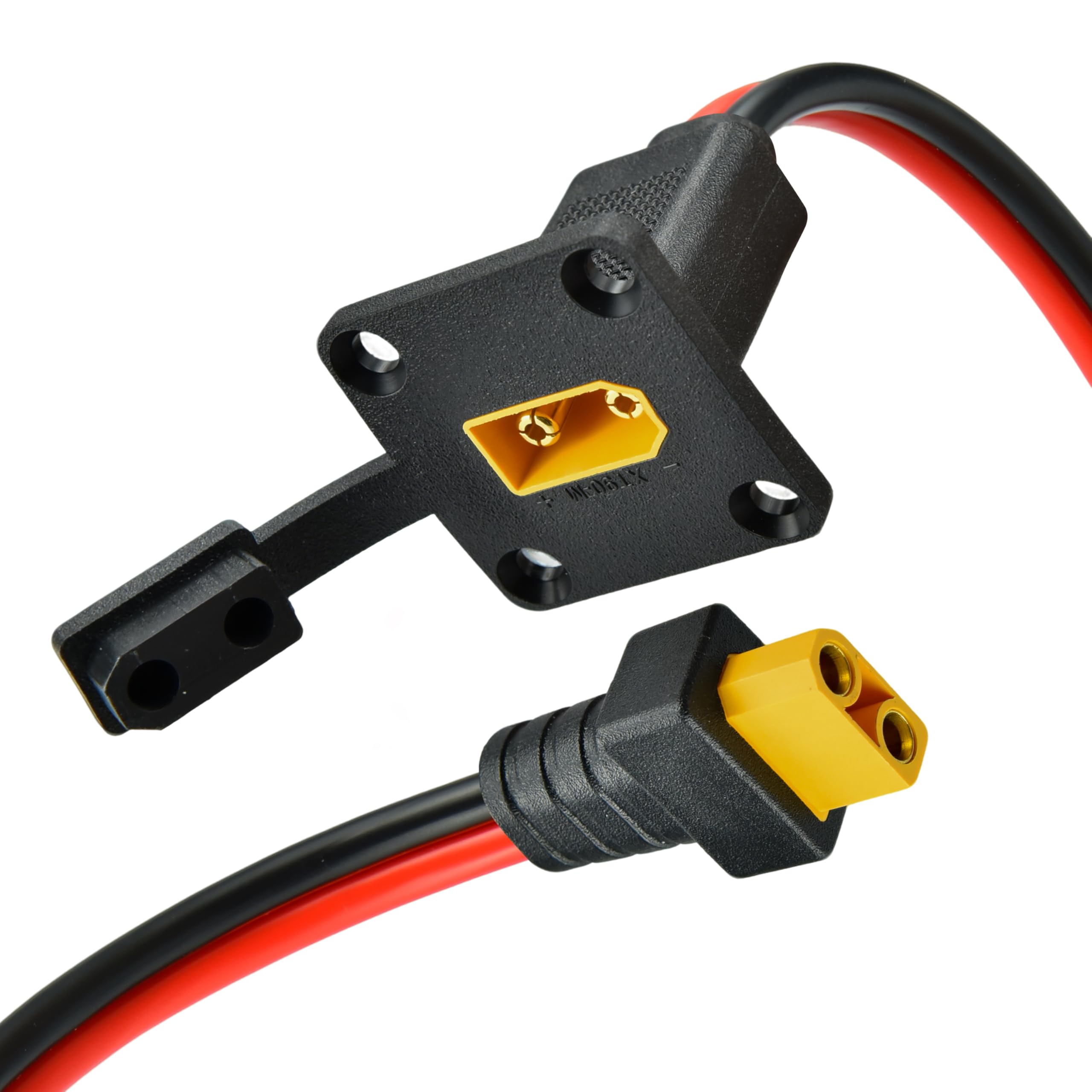 Amazon.com: 3FT 10AWG XT90 Panel Mount Cable XT90 Male to Female