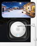 SYMYNELEC Caméras de fenêtre pour la sécurité à domicile: 5G&2.4G Caméra intérieure pour la surveillance extérieure avec 2K Détection de véhicule humain facile d'installation de vision nocturne pleine couleur (2-Packs)