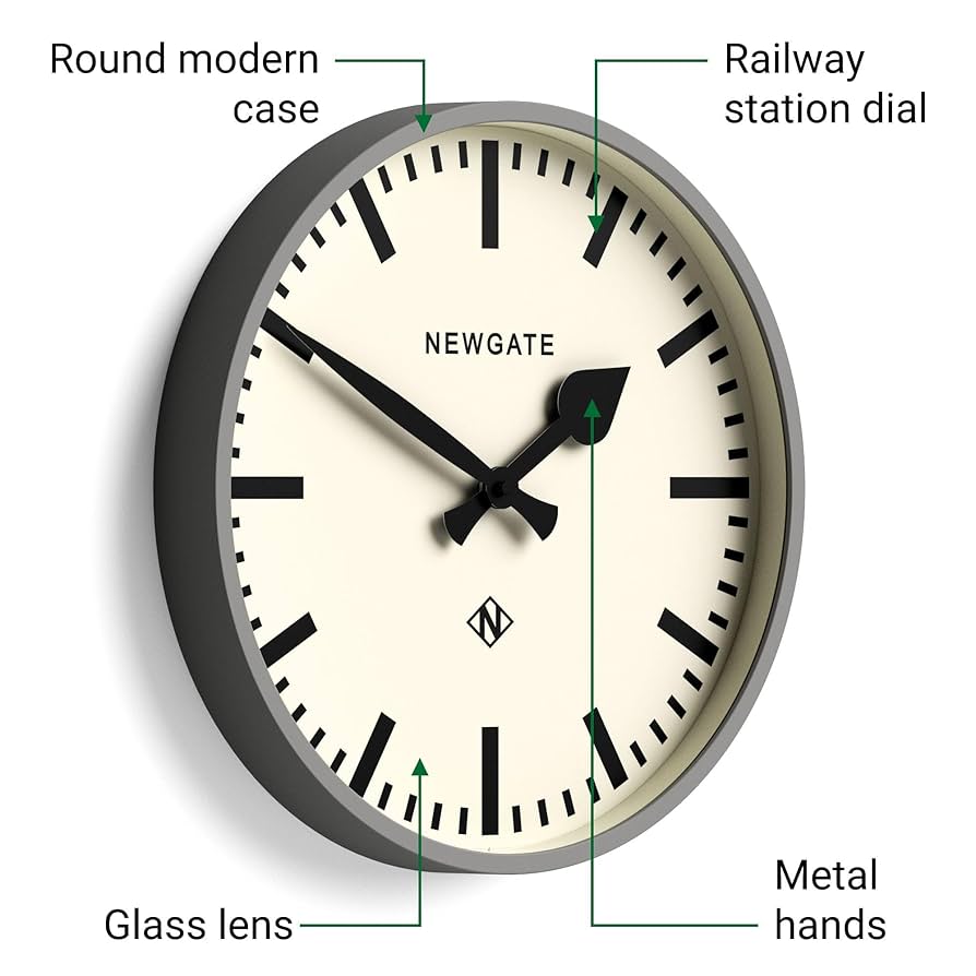 NEWGATE 時計 Number Four Wall Clock グレー NEWGATE 時計 Number Four Wall Clock グレー Newgate Number