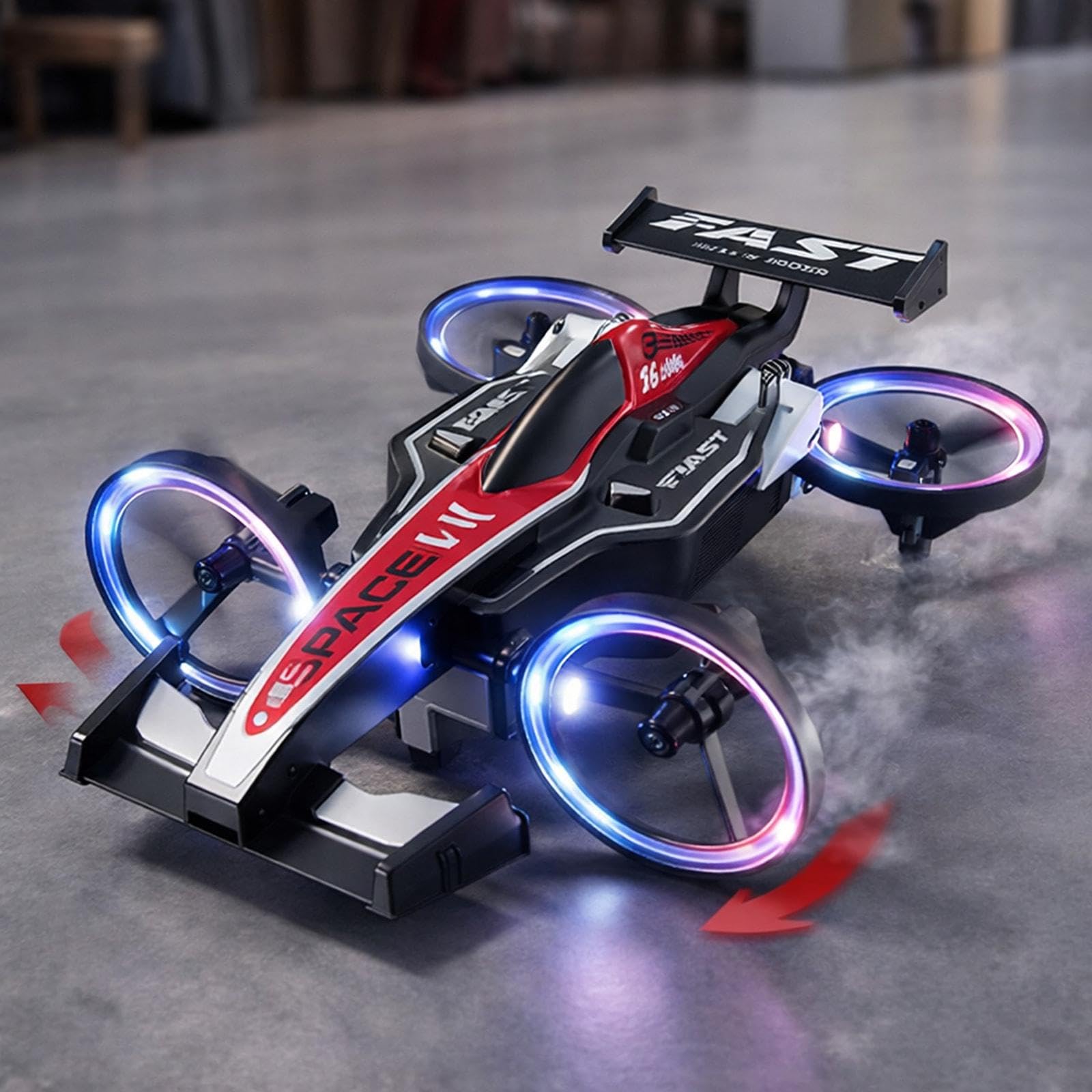 Aeroplano radiocomandato RC, Modello da Combattimento, per Hobby, Ideale per Ragazzi, Principianti e Bambini, Bianco