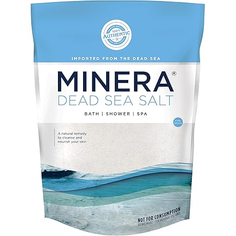 Minera Dead Sea Salt: Bulk Epsom Salt 50 Pounds for Baths