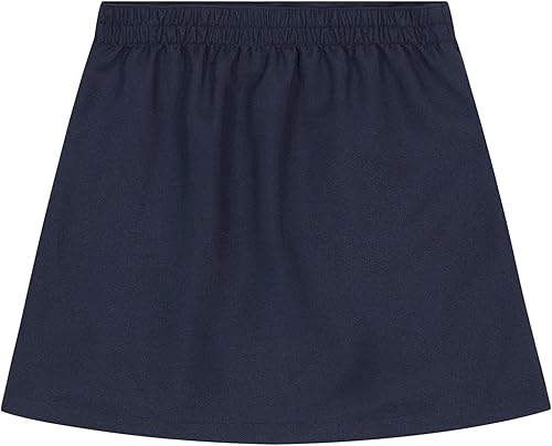 Miniatura 2 de Nautica - Falda de uniforme escolar para niñas con pliegues, con pantalones cortos, cintura de punto y bolsillos funcionales