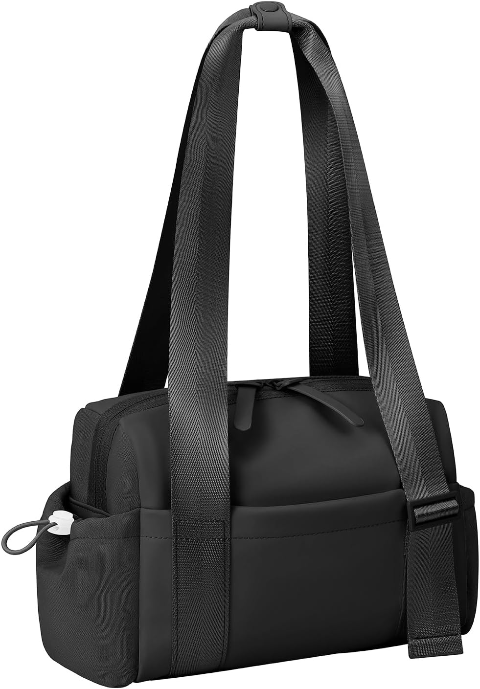 Mini Gym Bag for Women Girls Small Gym Tote Bag with Wet Compartment Waterproof Travel Duffle Bag Cute Workout Sport Bag, Black-12in, Mini, Fashion