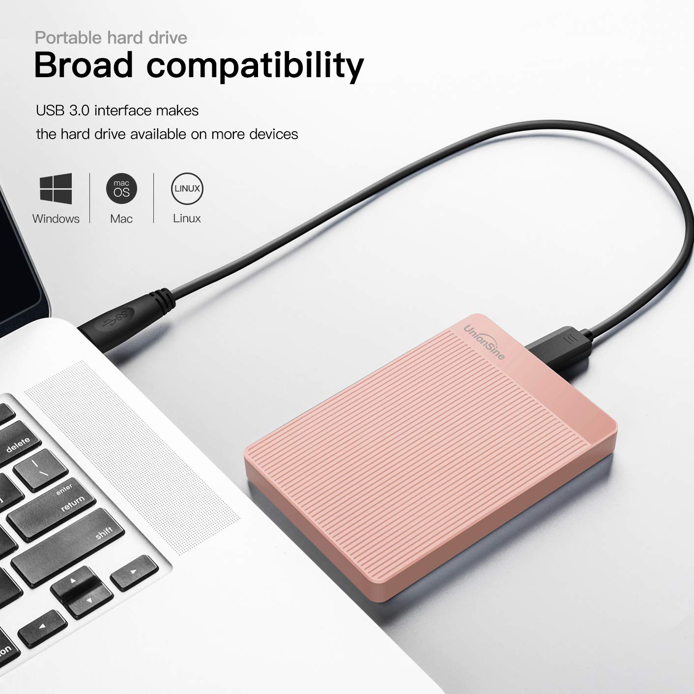 Amazon.com: UnionSine 500GB Ultra Slim Portable External Hard
