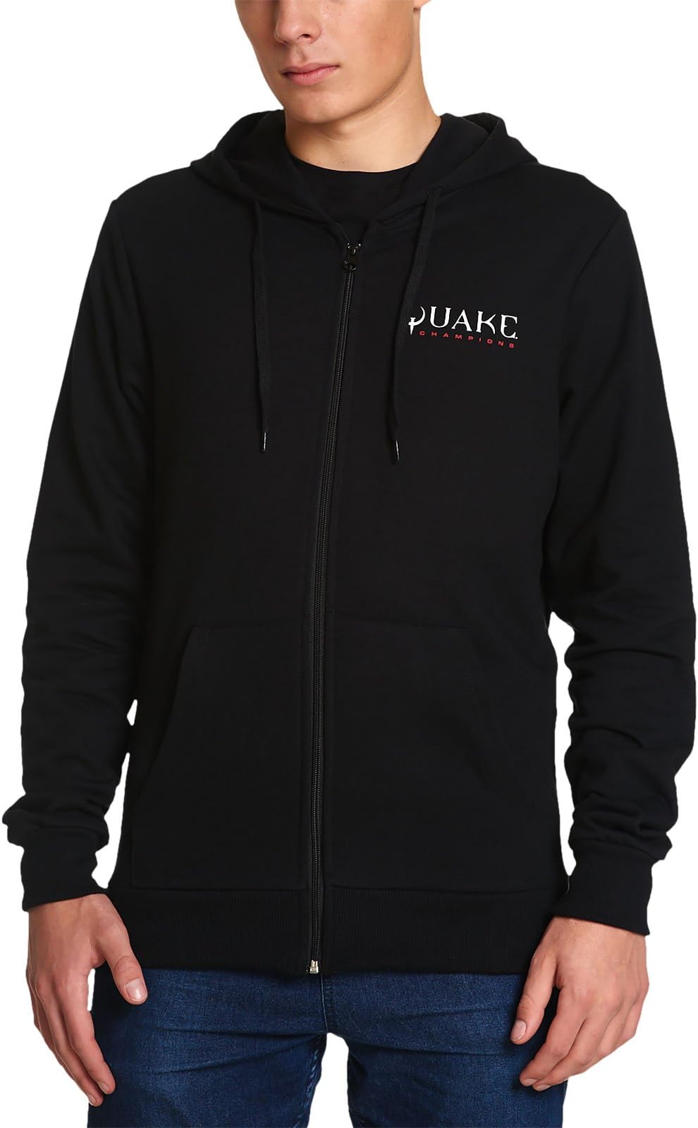Quake Hooded Jacket Game Logo Black - S