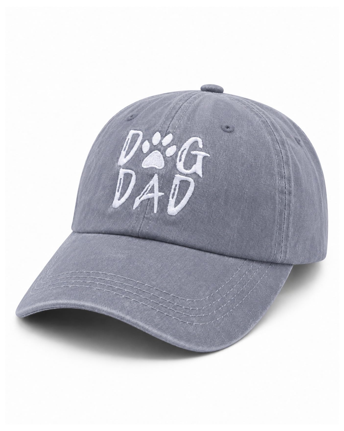 Waldeal Dog Dad Hat for Men, Embroidered Washed Cotton Baseball Cap, Funny Dog Dad Gifts for Father's Day Birthday