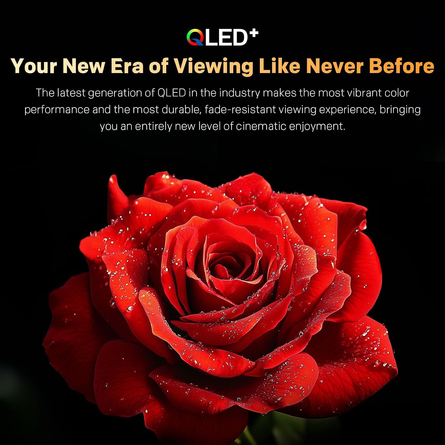 SKYWORTH 32E5520H QLED+ Display showing vibrant colors
