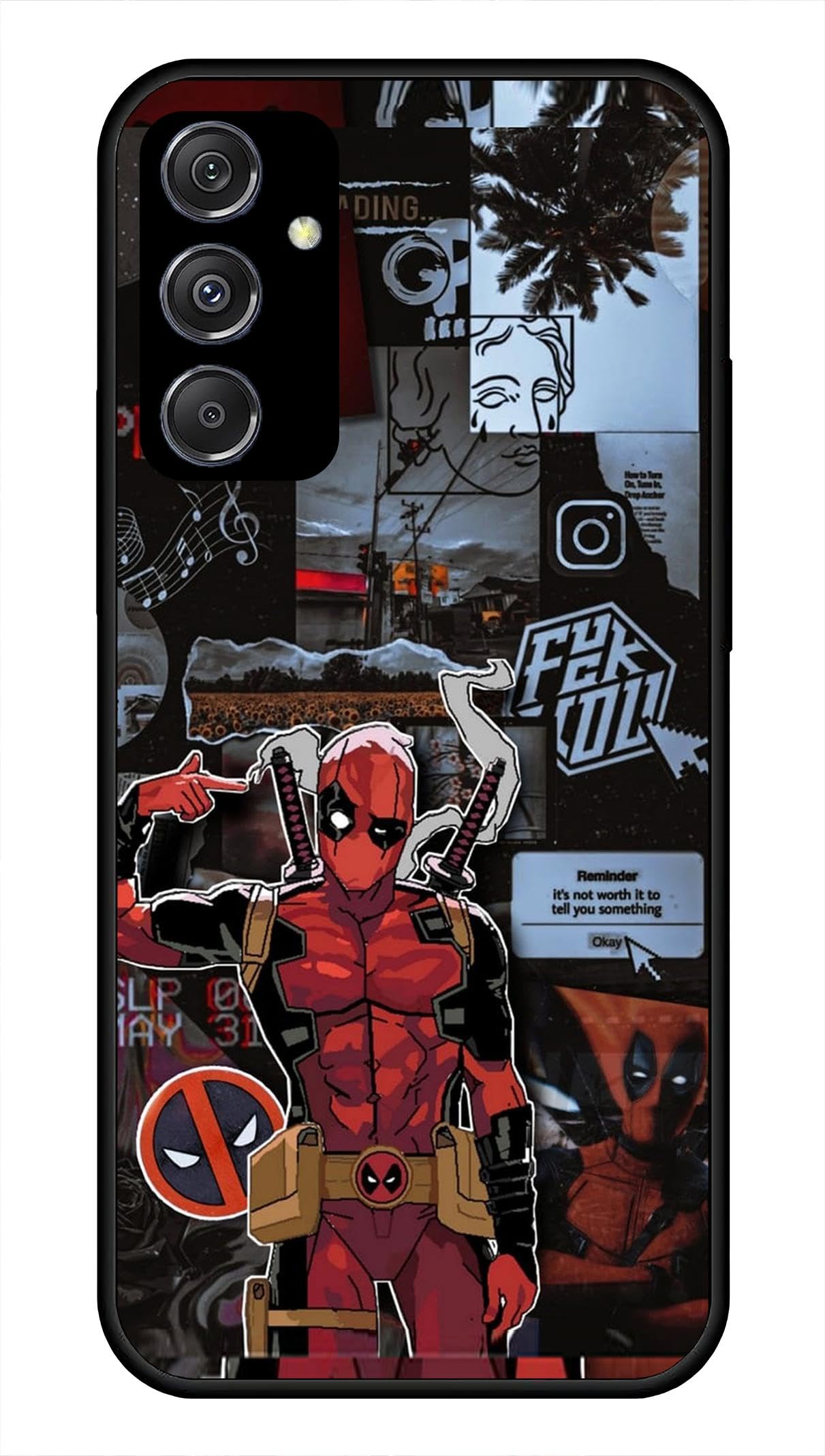 NDCOM for Samsung Galaxy M35 5G Back Cover Superhero Collage Printed Metal Case-image-12