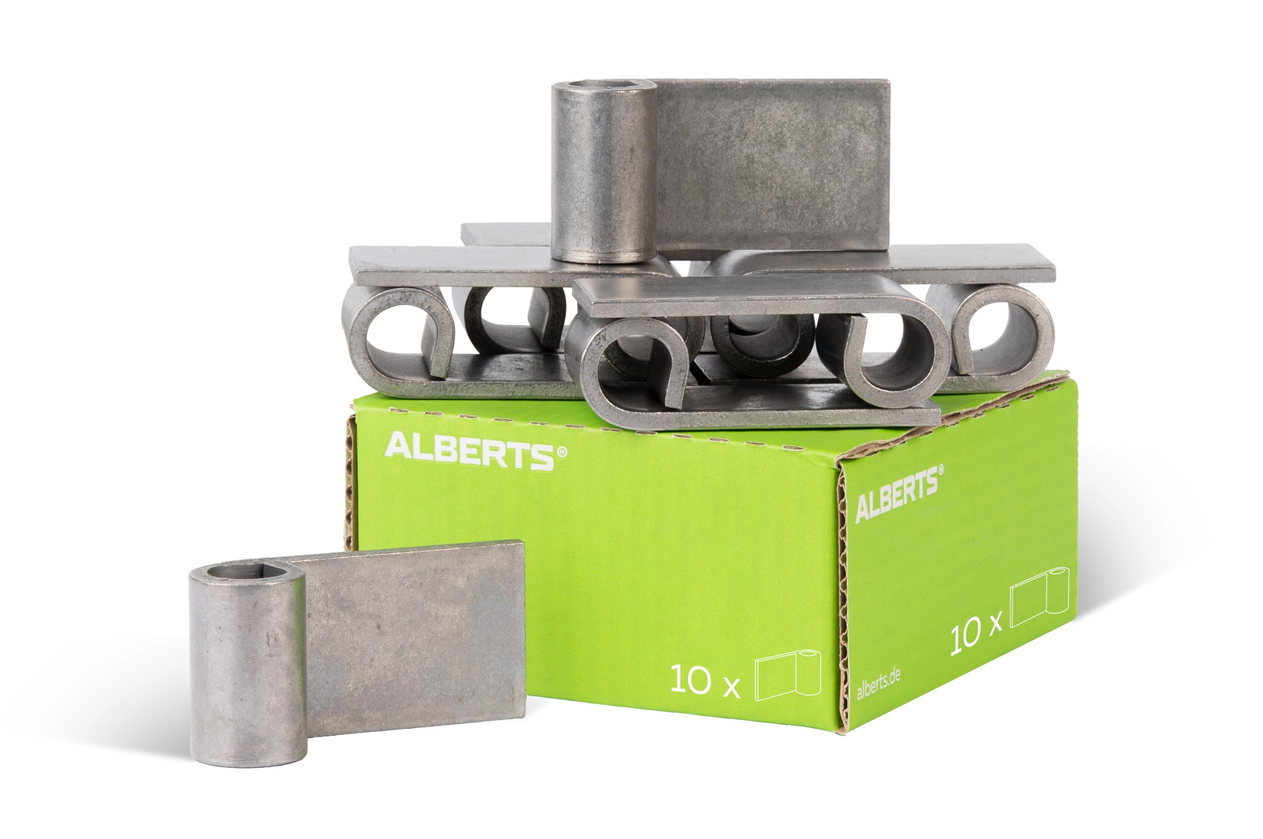 Alberts Steel 852405 Weld-On Hinge | | Ø16 Mm | Set Of 10
