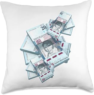 Pisto de Guatemala, MONEY, Guatemalan Currency, Guate's Best Throw Pillow