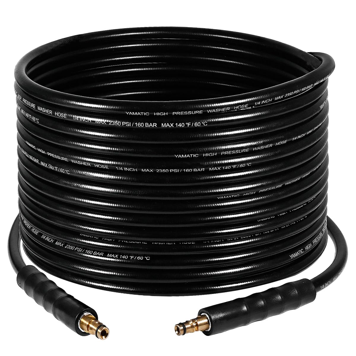 YAMATICPressure Washer Hose 15M/50FT Replacement for Karcher K Series Pressure Washer K2 K3 K4 K5 K6 K7, Extension High Pressure Hose with Click Plug Quick Connector