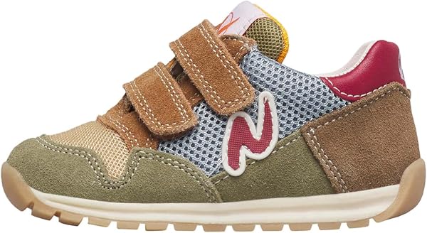 Naturino Sammy 3 VL. Suede/Net Militare-Celeste-Light Brown