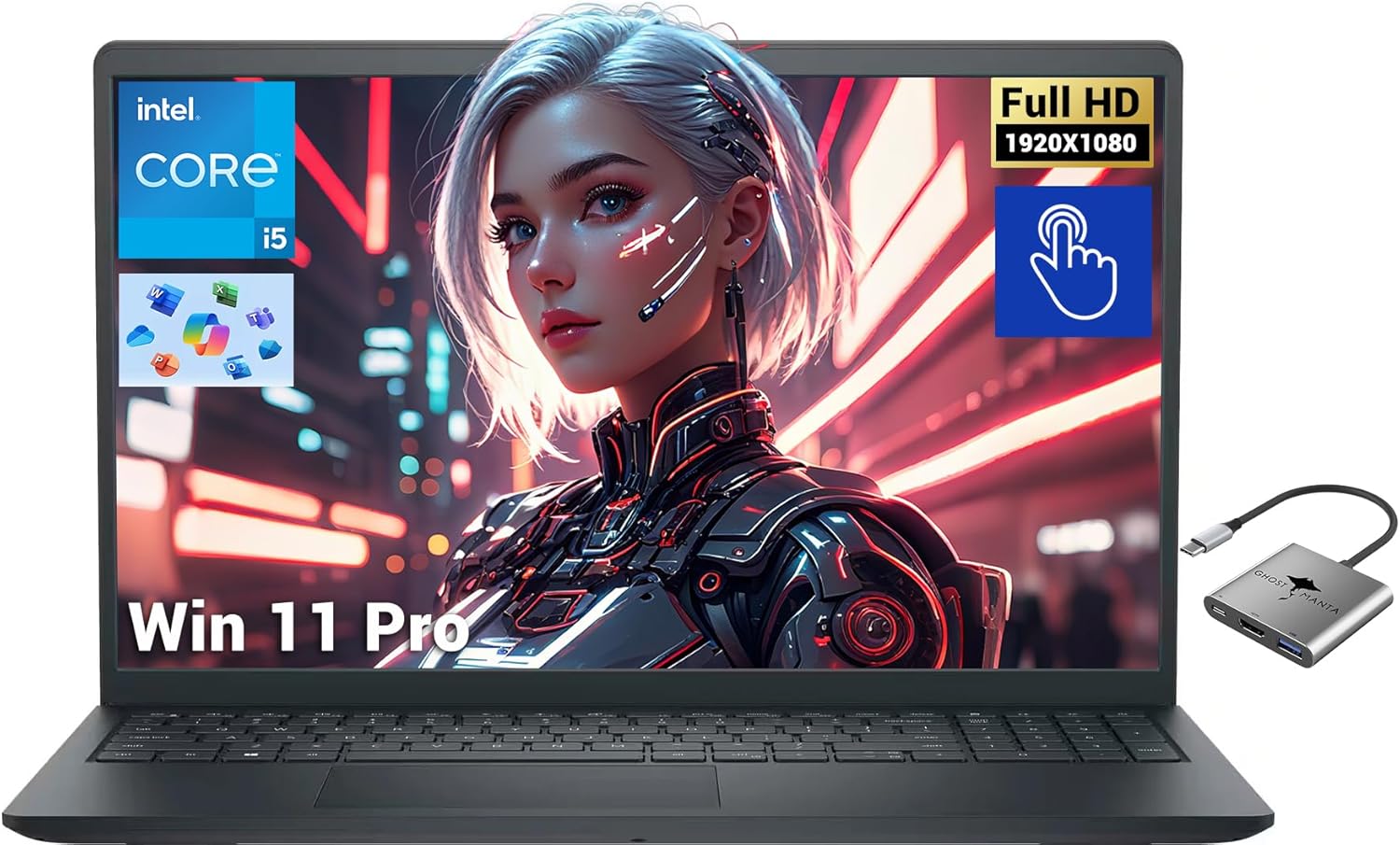 Dell Inspiron 15.6″ FHD Touchscreen Laptop, 16GB RAM 1TB SSD Intel 10-Core i5-1334U (Beat i7-1250U), Computer with Copilot AI Wi-Fi 6 Win 11 Pro w/GM Accessory, for Business and College Students Dell Inspiron 15.6″ FHD Touchscreen Laptop, 16GB RAM 1TB SSD Intel 10-Core i5-1334U (Beat i7-1250U), Computer with Copilot AI Wi-Fi 6 Win 11 Pro w/GM Accessory, for Business and College Students