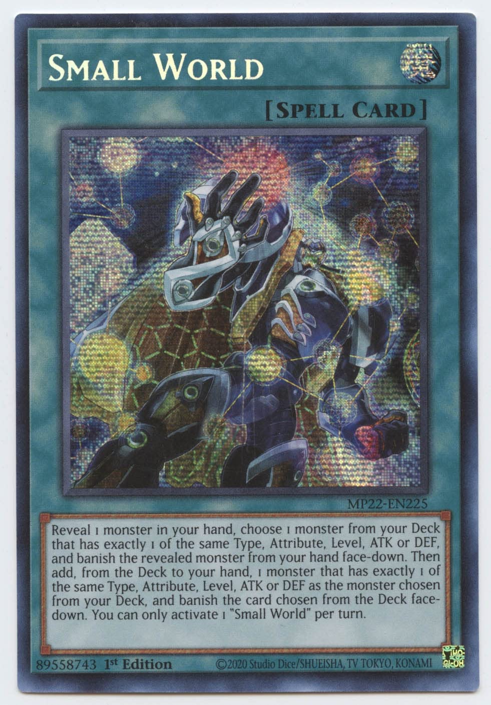 Amazon.com: Yu-Gi-Oh! Small World - MP22-EN225 - Prismatic Secret Rare - 1st Edition : Toys & Games Amazon.com: Yu-Gi-Oh! Small World - MP22-EN225 - Prismatic Secret Rare - 1st Edition : Toys & Games