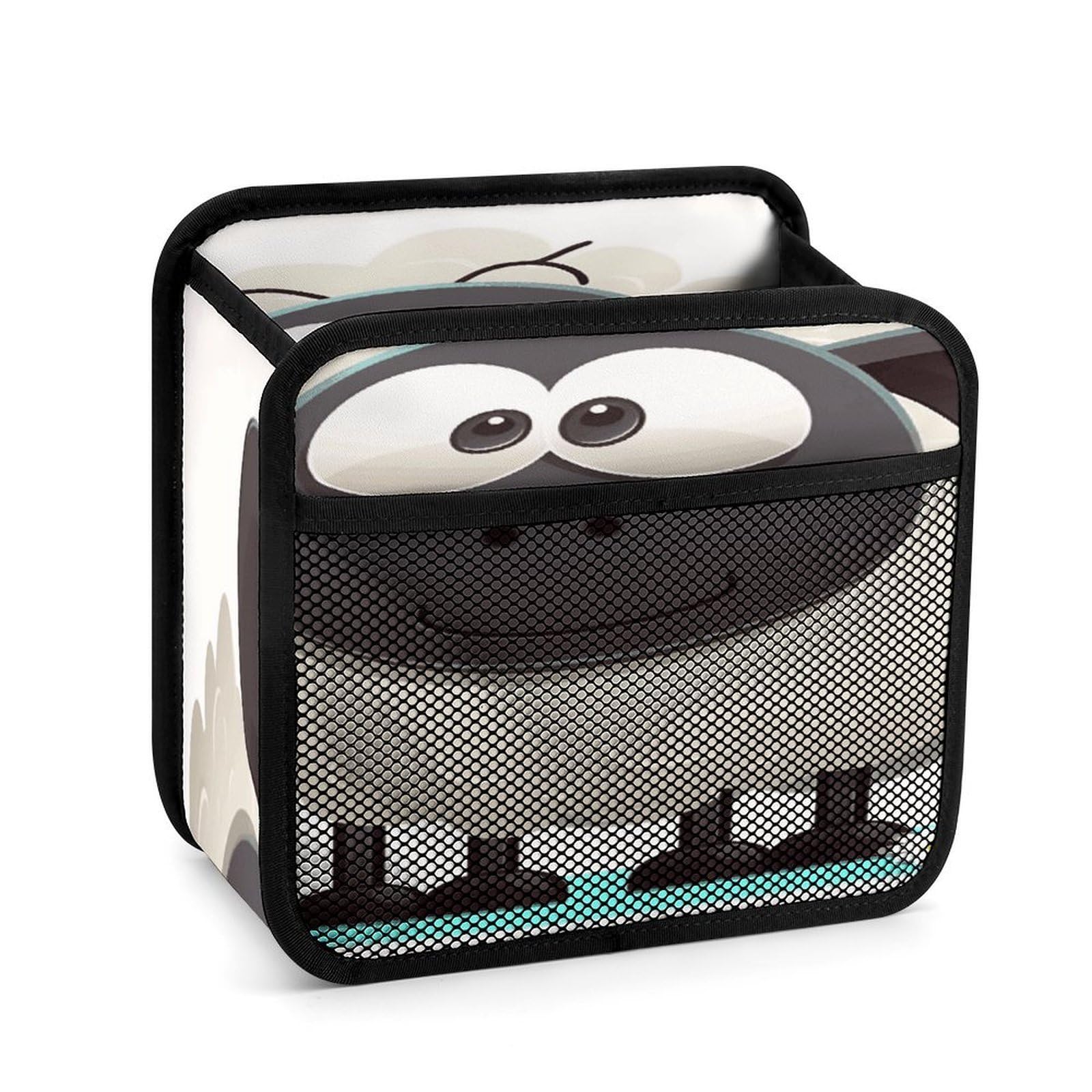 FekiLoot Sheep Backseat Car Organizer - Premium PU Leather Hanging Car Seat Organizer with Storage Mesh Pockets, Large Capacity Car Backseat Organizer Travel Accessories