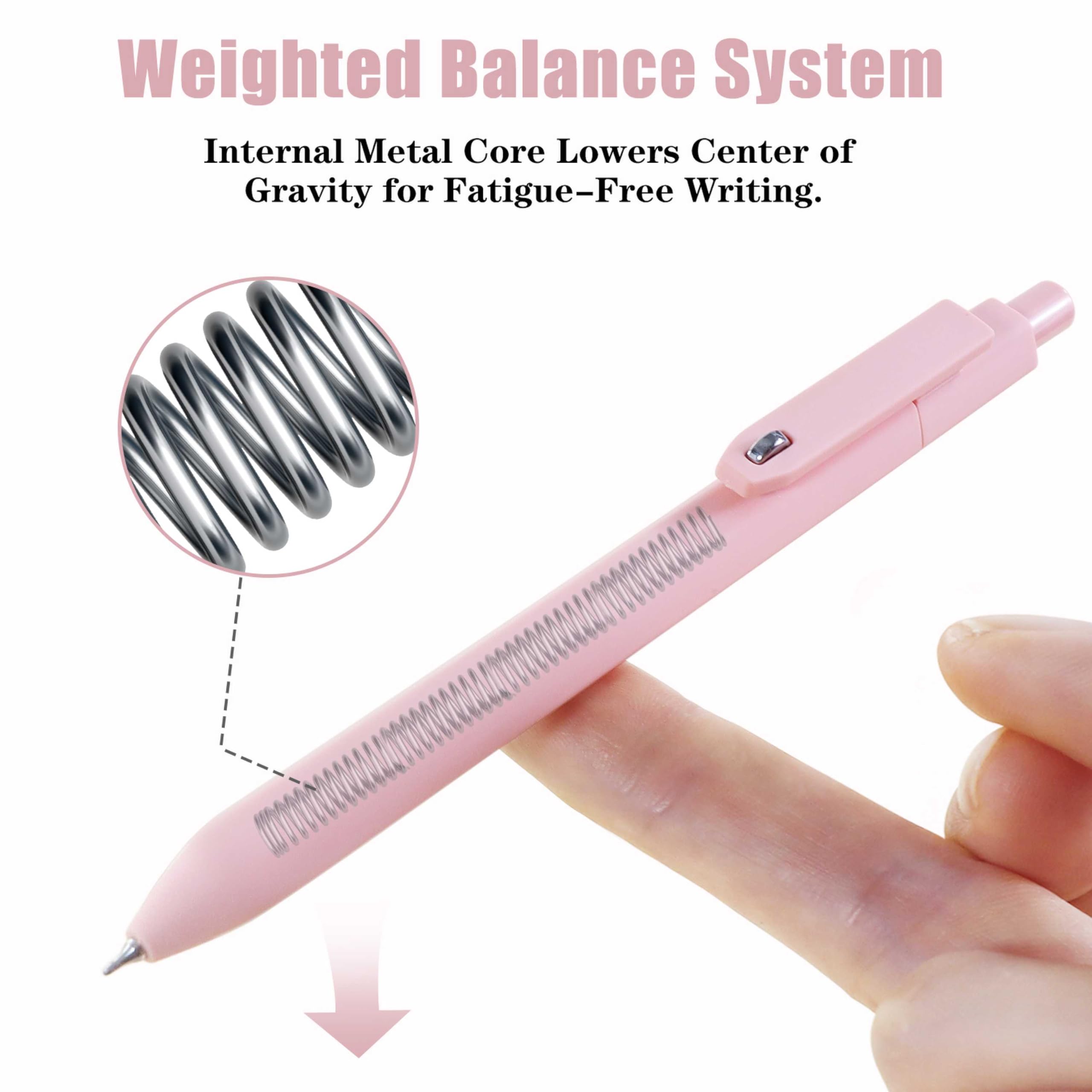 Vitoler Gel Pens 8 Pack Cute Morandi Colored Pens 0 5mm Smooth Writing Pens for Women Nurses Journaling — view 2