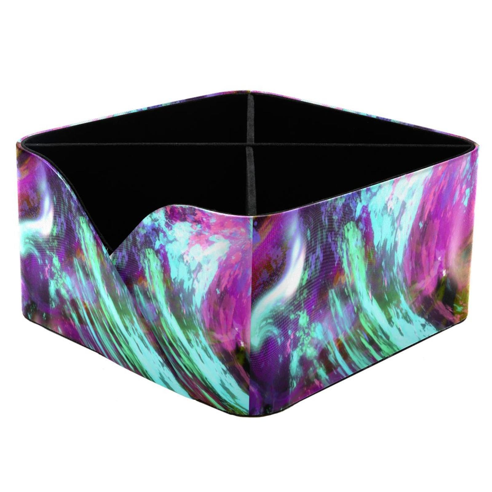 Porte-stylo rectangulaire doré au laser pour ranger les fournitures de bureau en désordre