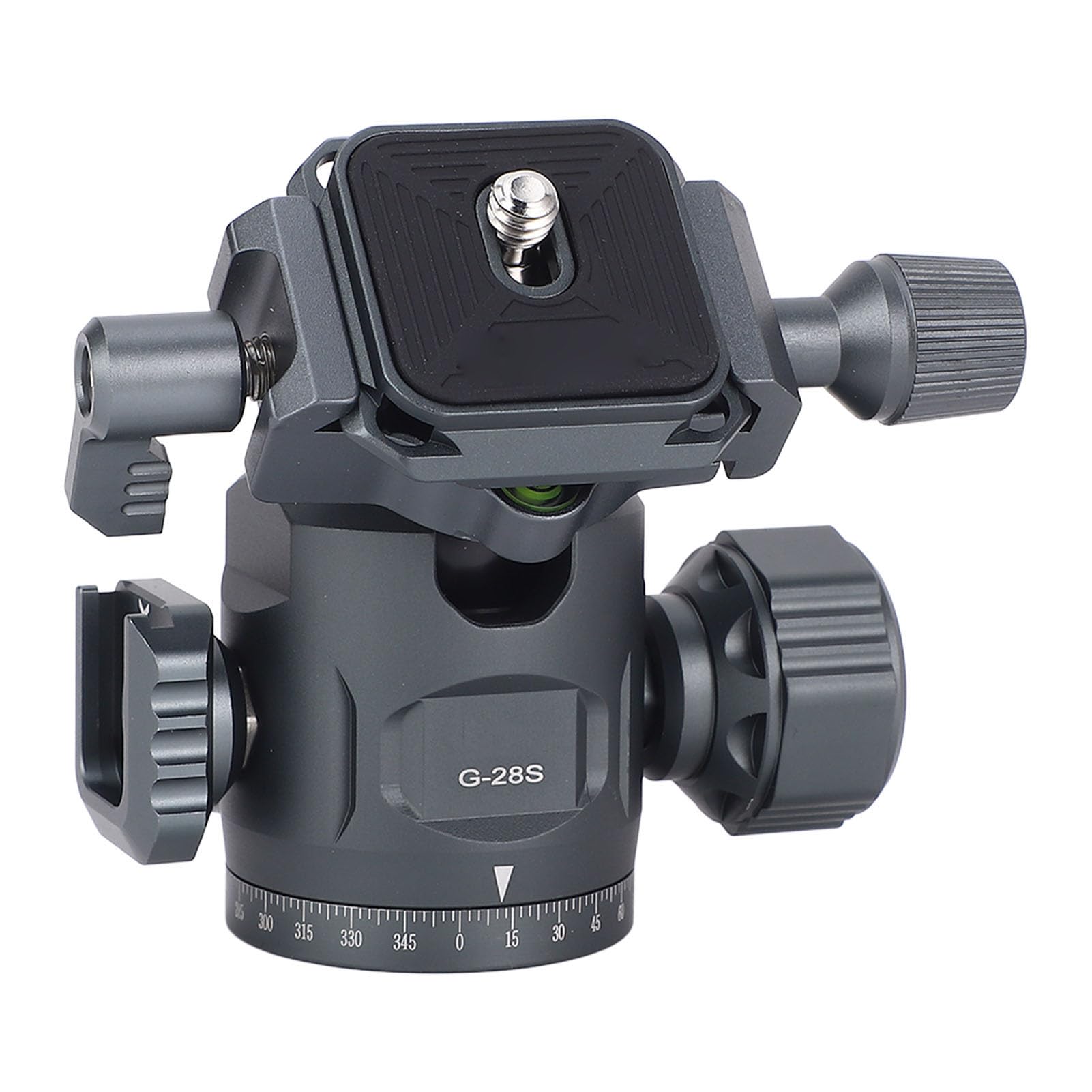 Panoramiczna Głowica Wideo Gimbal, Tłumienie Statywu z płytką Szybkiego Uwalniania, Obracanie 360 ​​°, dla Kamery DSLR, Załaduj do 12 Kg