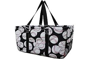 NGIL Baseball Mom Extra Large Utility Tote Bag