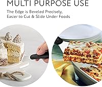 Vista 4 de Small Spatula Mini Stainless Steel Turner For Kitchen Use Mini Metal Utensil For Cooking Brownie, Cookie, Lasagna and More Pie Server Lifter