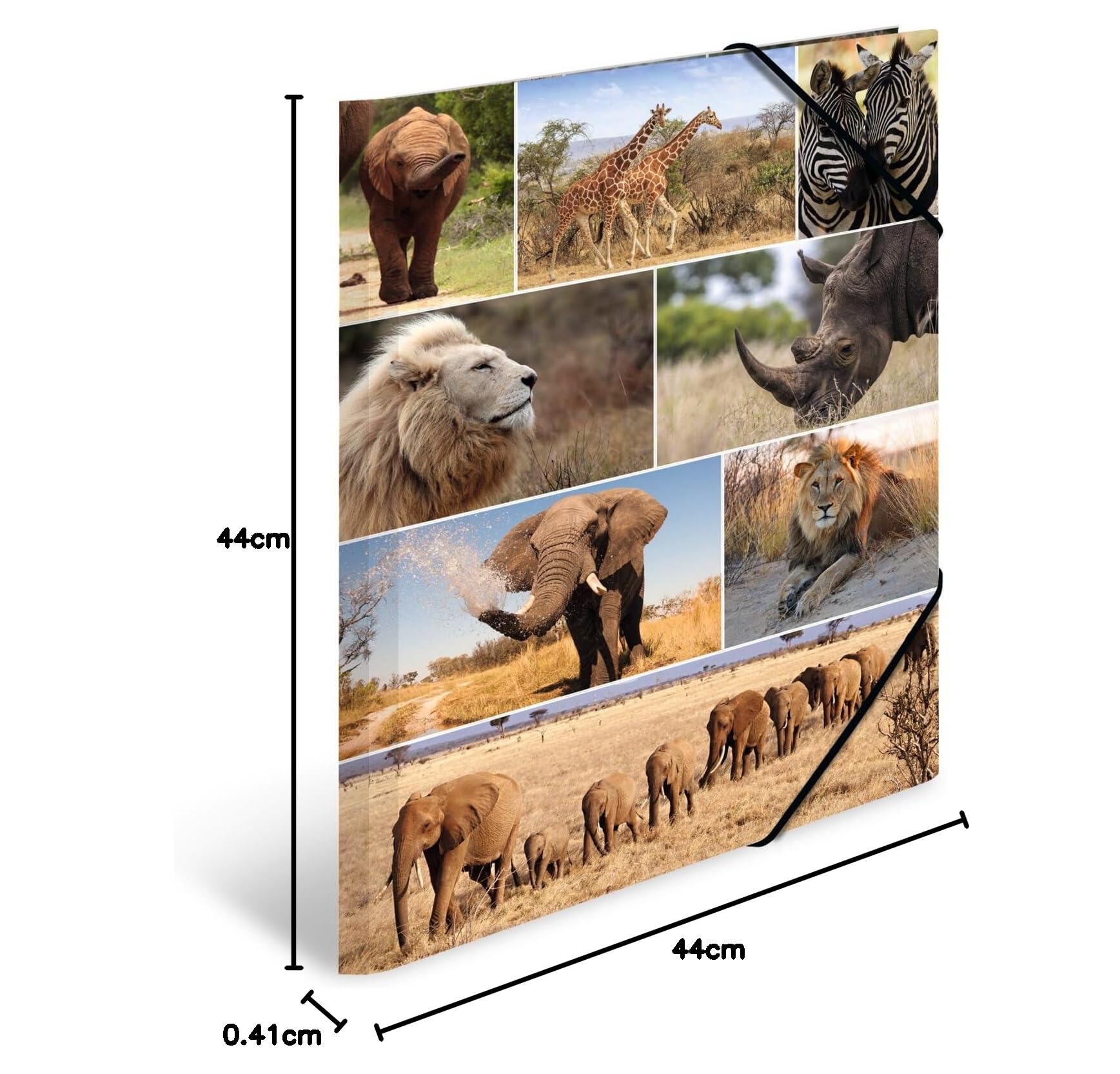 Cartellina Portadocumenti Over The Rainbow Con Elastico, DIN A4, 240x330 Mm, Design Acquerello - Foto 11