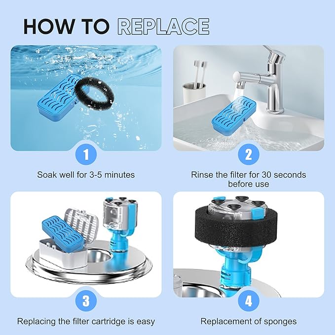 PETCHO Pack de 4 Filtros Recambio para Fuente de Agua para Gatos miniatura 6