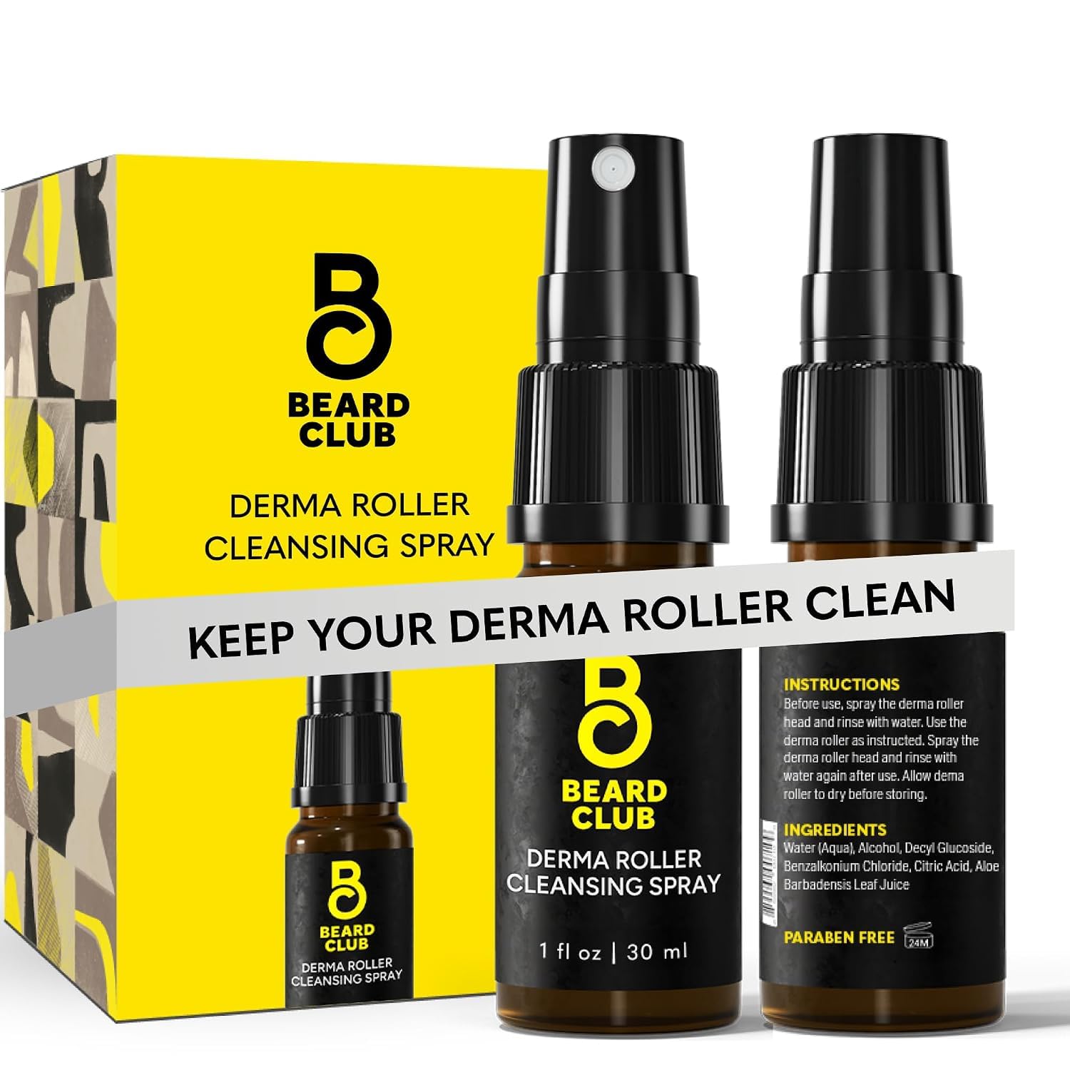 Beard & Skin Derma Roller - Microneedling for Men & Women -11