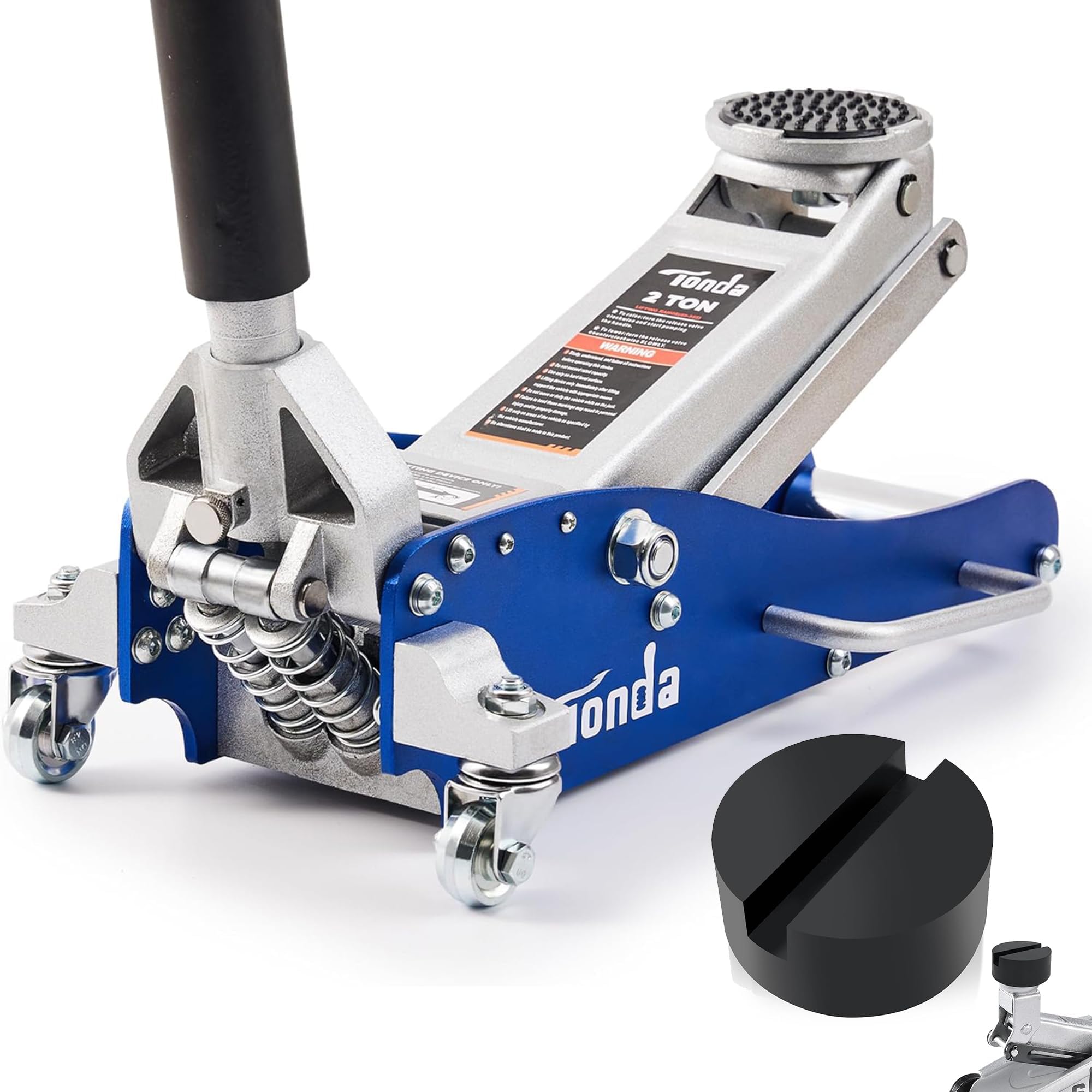 TONDA Floor Jack, Low Profile 2 Ton Hydraulic Aluminum and