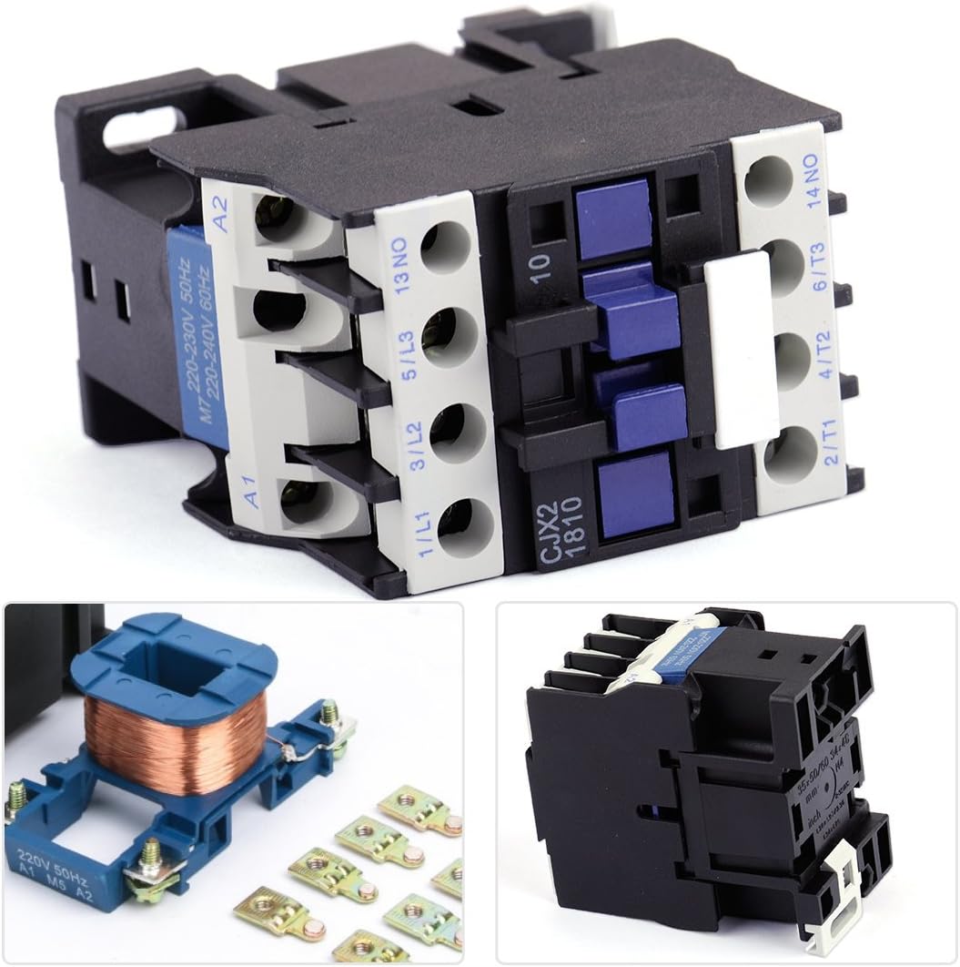 Tool Parts CJX2 1810 Power AC Contactor 1NO AC 220V M7 50 60Hz Coil ...