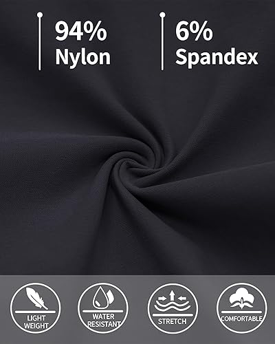 Miniatura 6 de MAGCOMSEN - Pantalones de senderismo para mujer, tipo capri y cargo, ligeros, elásticos, resistentes al agua, con 5 bolsillos para exterior