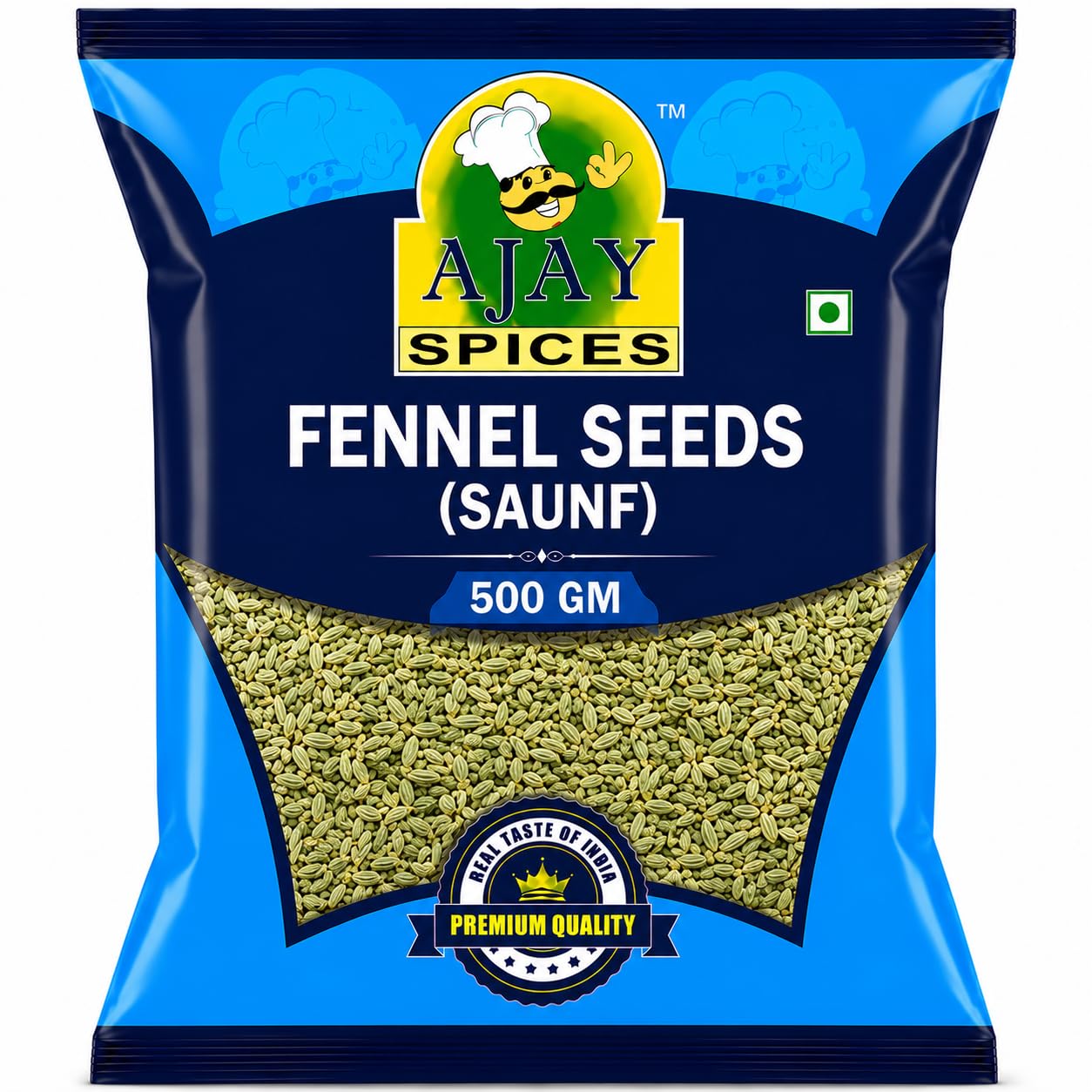 AJAY SPICES Fennel Seeds (Saunf) 500G | Premium Quality | 100% Natural | No Preservatives | Hygienically Packed | Pack of 2-image-6