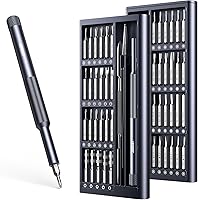 Vista 10 de Jorest Juego de destornilladores de precisión 52 en 1, mini kit de herramientas de reparación con Torx para Macbook, computadora, laptop, iPhone