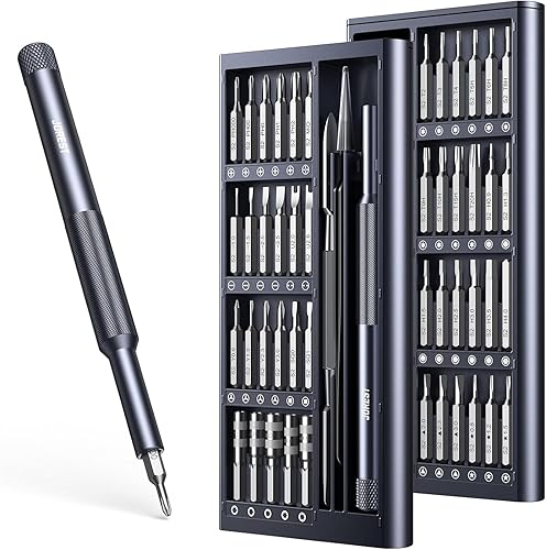 Miniatura 10 de Jorest Juego de destornilladores de precisión 52 en 1, mini kit de herramientas de reparación con Torx para Macbook, computadora, laptop, iPhone,