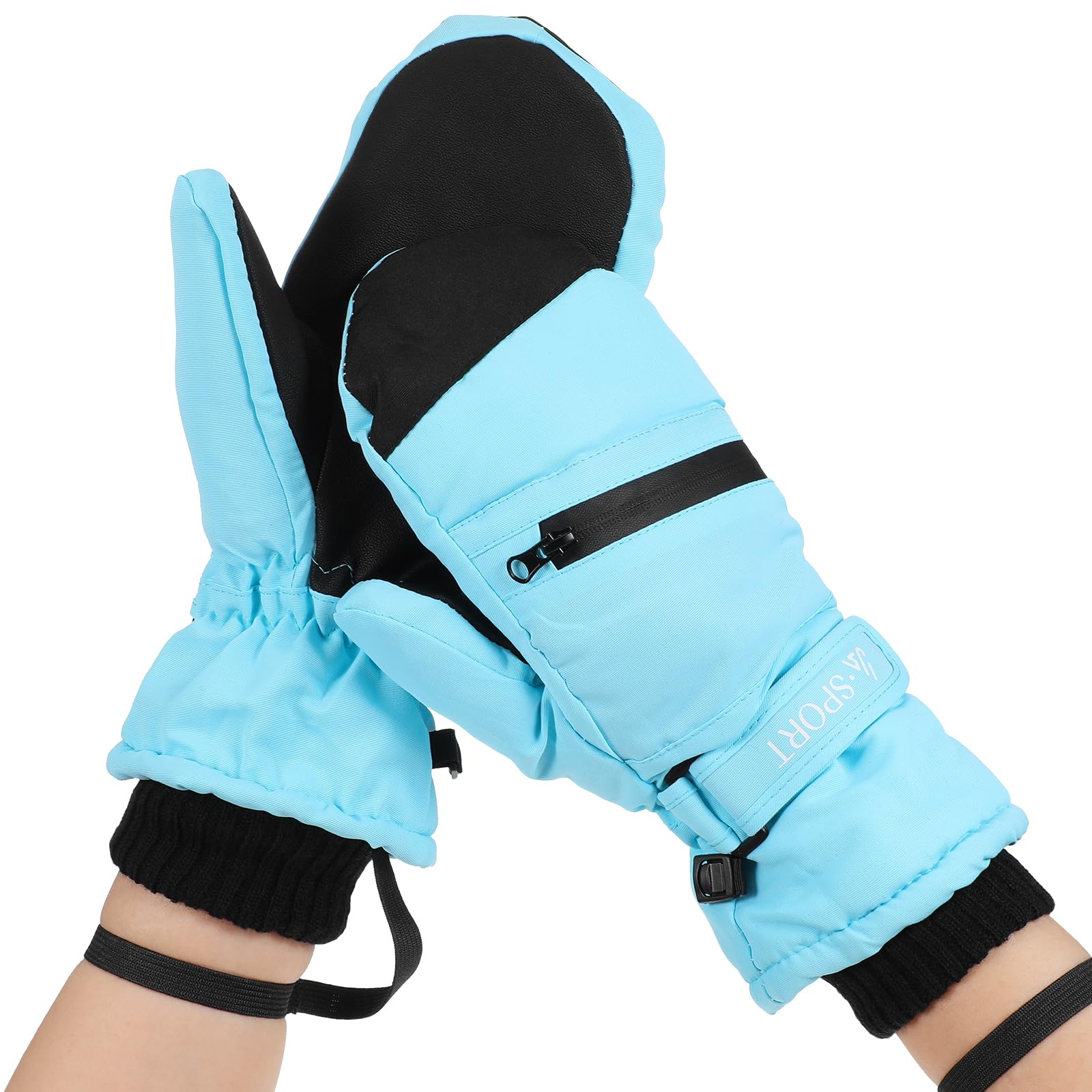 Toyvian Guantes de Invierno Impermeables para Nieve Térmicos Táctiles y Cortaviento para Hombre Mujer y Jóvenes Talla XL para Esquí Ciclismo y Senderismo