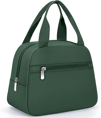 Miniatura 8 de Bolsa de almuerzo, bolsa de almuerzo aislada para mujeres y hombres, lonchera impermeable, bolsa de almuerzo tipo tote de gran capacidad,