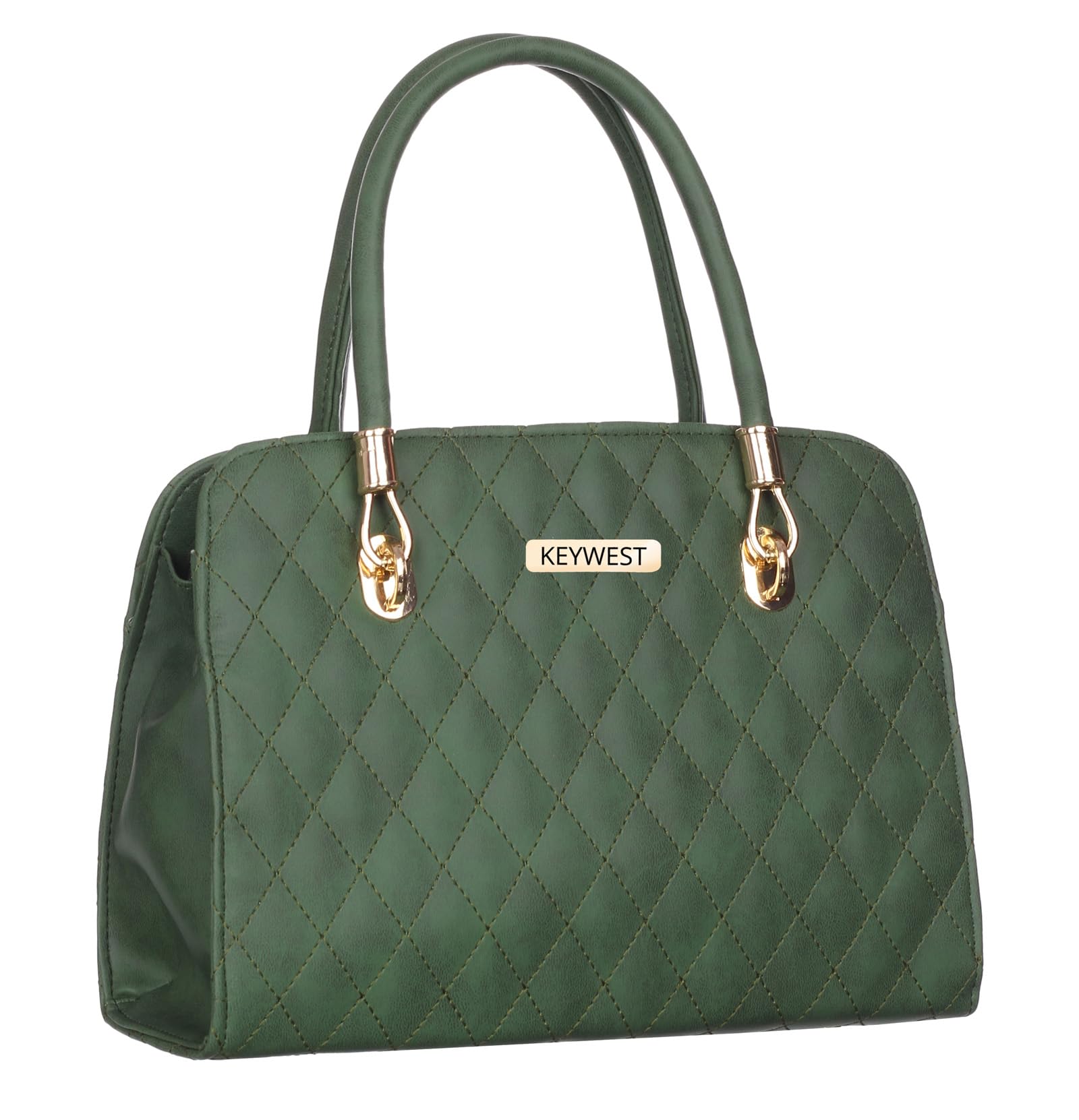 Keywest Womens Vegan Leather Diamond Handbags Shoulder Hobo Bag Ladies Purse With Long Belt (Green) (Large) (B0CW1BJD6V) Amazon Price History, Amazon Price Tracker