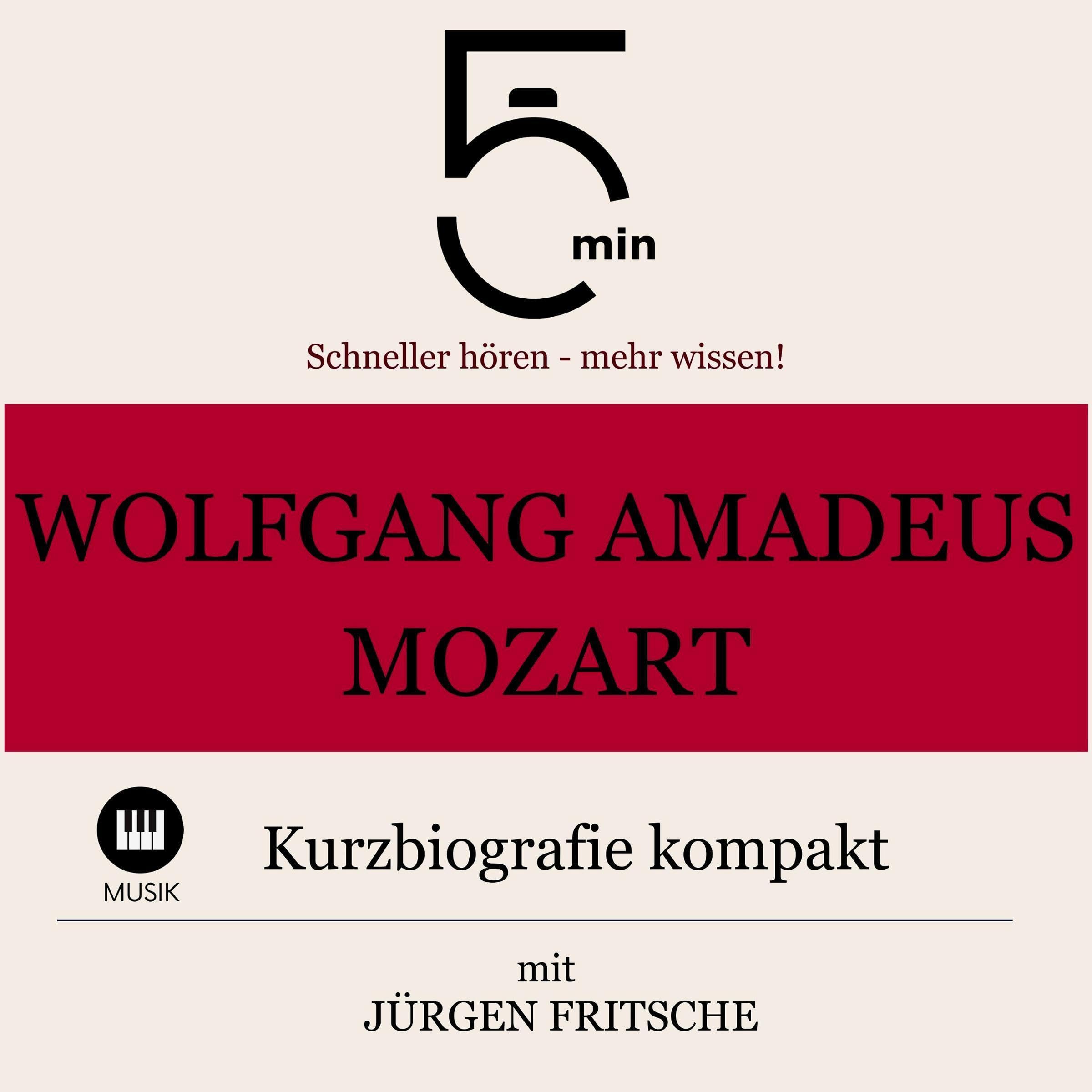 Cover art for Wolfgang Amadeus Mozart - Kurzbiografie kompakt
