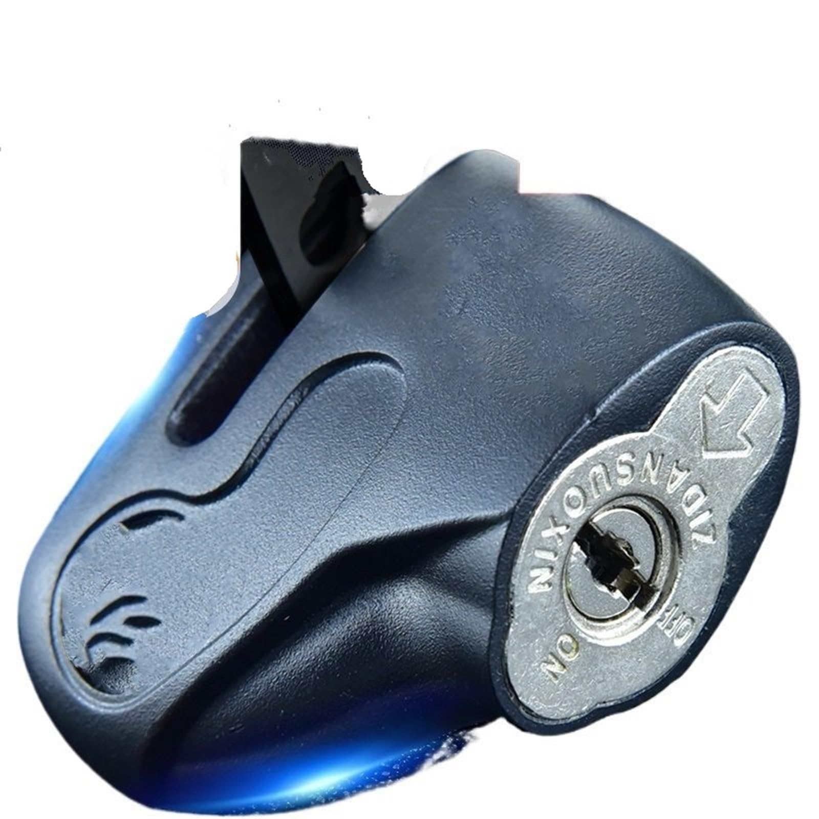 Laksjdnc Black Wrapping Rope Motorcycle Handlebar Lock Disc Brake Lock, Anti-Picking Motorcycle, Anti-Theft, Electric Vehicle, Battery, Mountain Bike Motorcycle Disc Lock(Black Wrapping Rope)