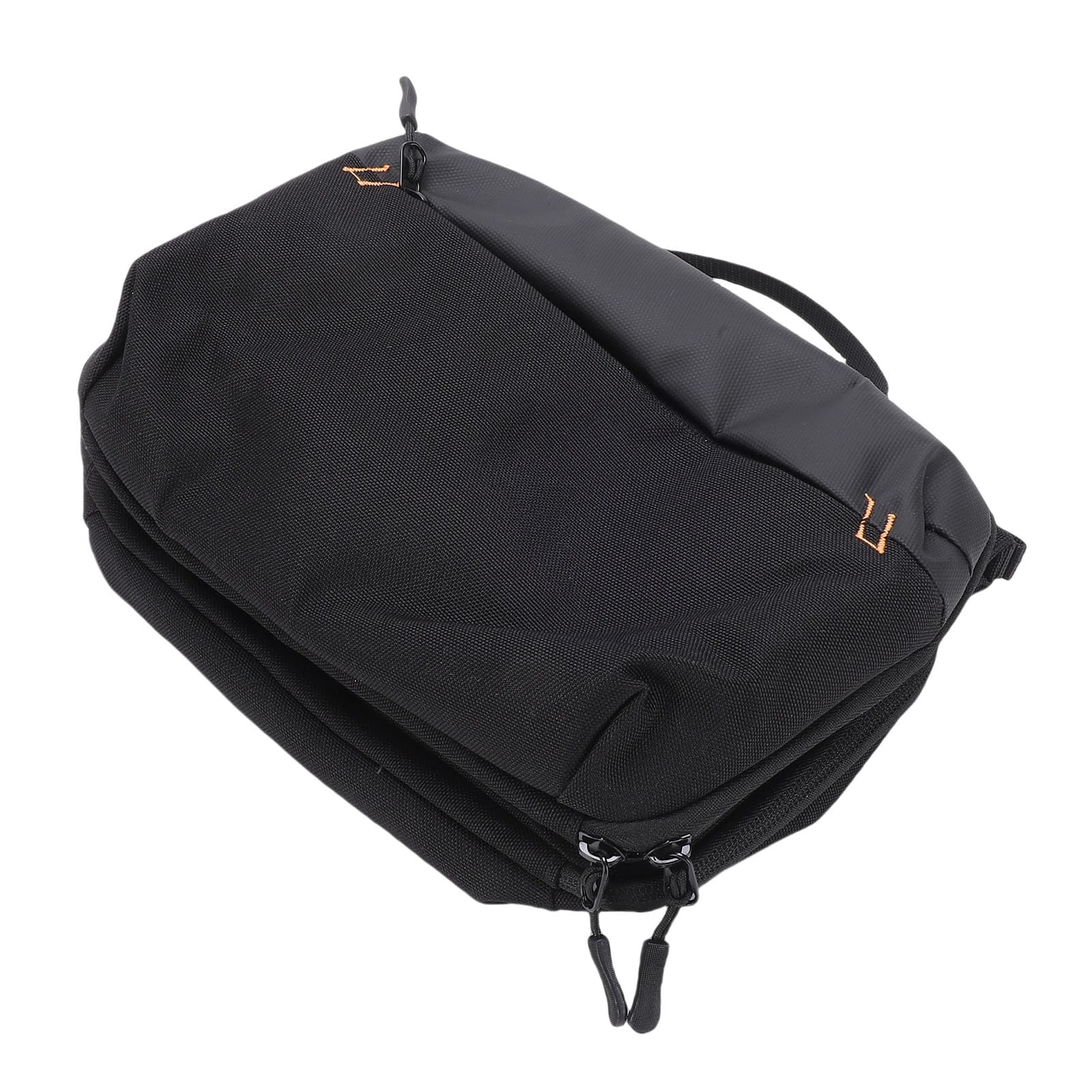 Ejoyous Organizer per Elettronica Custodia da Trasporto Elettronica in Poliestere Impermeabile con Design a Pieghe, 19 Scomparti, Chiusura Magnetica per Viaggi, Pendolari, Campeggio (BLACK)