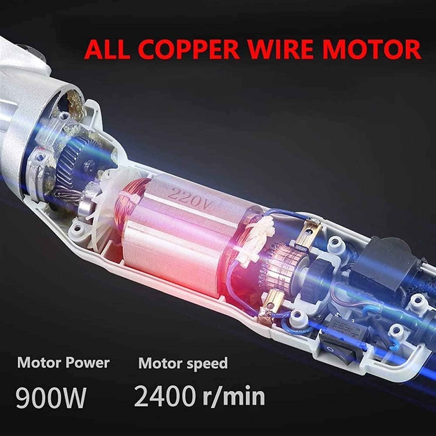 900W Horse Clippers 6 Gears Speed Electric Sheep Shears Machine Clipper Farm Shears Cutter Wool
